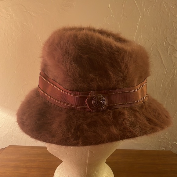 Kangol Furgora Ladies Angora Mix Vintage Hat. Regular Size Women's Bucket Hat - Picture 4 of 6
